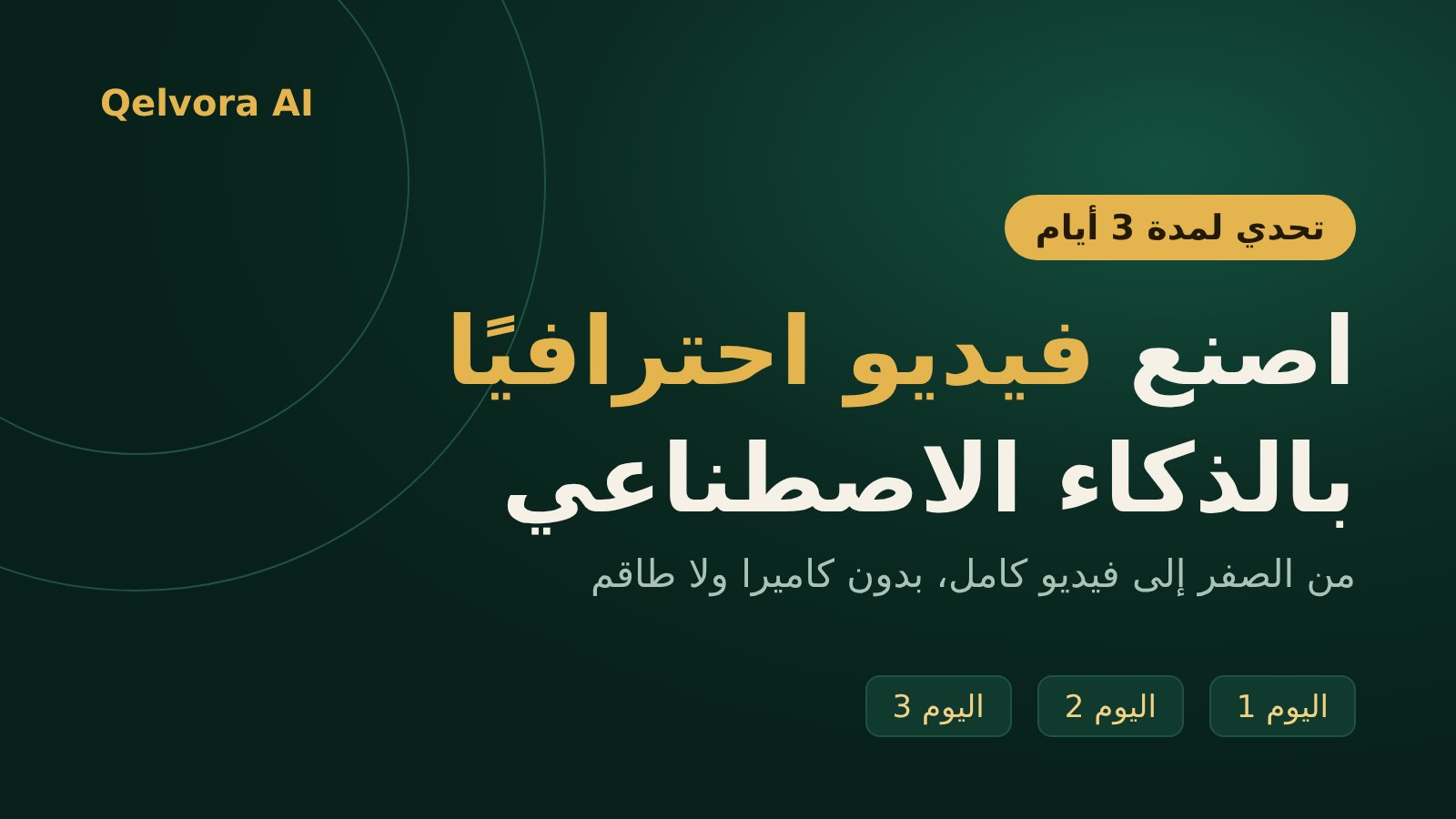تحدي صناعة الفيديو بالذكاء الاصطناعي